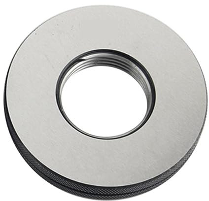 2 Stück metrisches Gewinde 60° Gewinde-Ringlehre, M6 G1 RC3/8 G1/2 G1/4 G1/8 G3/4 NPT3/4 Schraublehre Feingewinde-Testwerkzeug (Color : M8, Size : Pipe Ring Gauge)