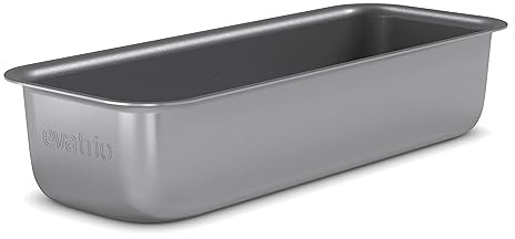 Eva-Trio | Professionell Brot-/Kuchenform 1,35 l keramischer Slip-Let®-Antihaftbeschichtung | Zum Backen von Brot als auch von Kuchen | Grau
