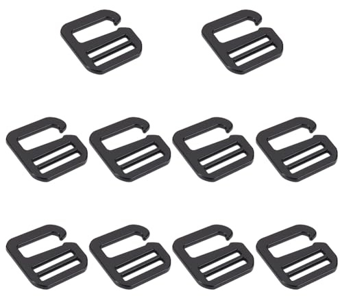 OLYCRAFT G-krokar spännen justerbara zinklegering spännen svart ryggsäck bagage rem spänne utomhus sadelgjord spänne klämma starka snabbfrigörande spännen för väskor bälte hundhalsband