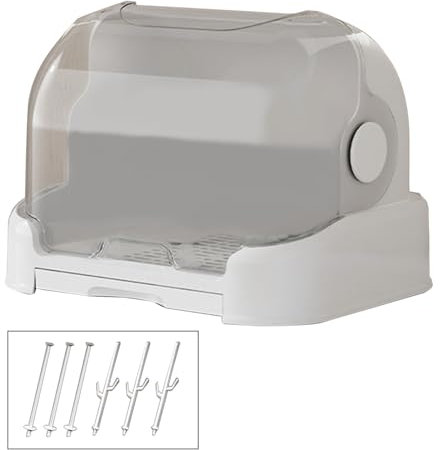 DIMITU Aufbewahrungsbox für Babyflaschen, platzsparend, Flaschenregal für Flaschen, Tassen und