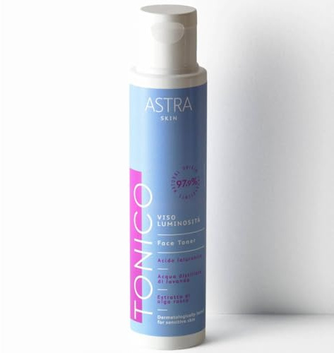 Astra Skin Care komplett set för ansikte, läppar och ögonkonturer (strålande ansiktsvatten 125 ml, Astra Skin Care)