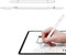 CULEO Stylets pour téléphones portables,Stylet magnétique 3 en 1 pour tablette stylet capacitif universel (blanc)