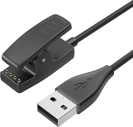 Vancle Ladegerät für Garmin Vivomove HR, Garmin Lily/Lily 2, Forerunner 35 35J 230 235 630 645 Music 735XT, Approach G10 S20, USB Ladekabel Kabel, Tragbare Ladestation (100cm)