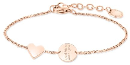 LIEBESKIND BERLIN Damen Schmuck Halskette und Armband aus Edelstahl - Silber, Gold, Roségold, Schwarz – verstellbar – Geschenkidee