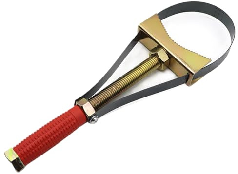 QUXVUIS Llave ajustable para extracción rápida y sencilla del filtro de aleación de aluminio Filtrado de aceite genérico Llave de filtrado de aceite