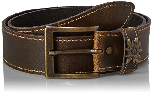 Werner Trachten Unisex Gürtel Trachtengürtel 03861, Gr. Keine Angabe (Herstellergröße: 100), Braun (braun pull up RL 510)