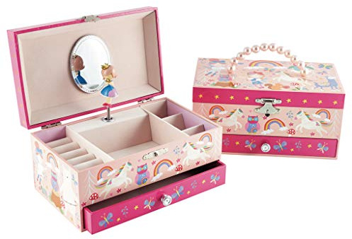Rainbow Fairy Musical Jewellery Box with Drawer by Floss & Rock