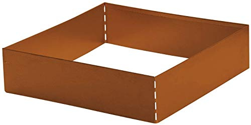 Premium rabattkant fyrkant 40 x 40 cm, korten, rabattkant, rabattinfattning, 1 styck Gartenwelt Riegelsberger
