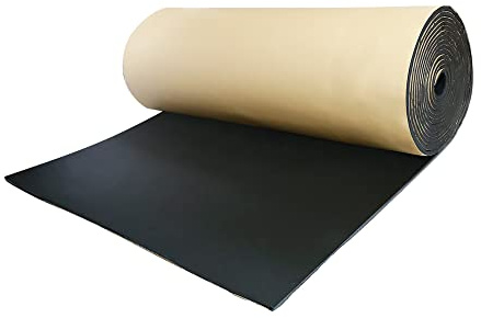 A ABSOPRO Dämmmatte Auto Dämmung Isolierung Schalldämmmatte 394mil 6.46sqft Baumwollmischungen Ersatz 10 mm x 60 cm x 100 cm