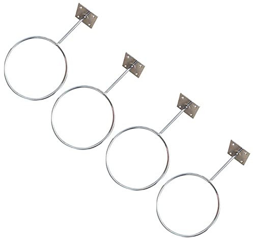 Barabesty 4 Stück Wandhalterung Sport Ball Halter Display für Medizinbälle, Basketbälle, Volleybälle, Aufbewahrung