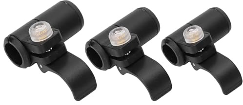 Yosoo Health Gear Clips de Repuesto para Bastón de Trekking, 3 Piezas de Plástico con Bloqueo Rápido, 18 mm, 16 mm, 14 mm, para Montañismo