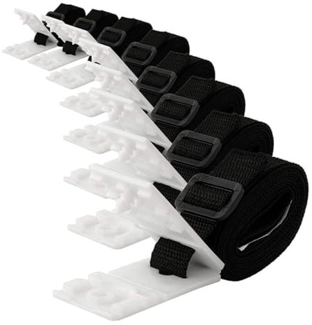 Sosoport Sangles pour Enrouleur De Couverture De Piscine Solaire Fixation pour Enrouleur De Piscine Kit De Sangle pour Système Enroulement