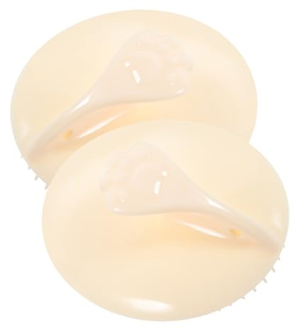 minkissy 2stücke Silikon Kopfhaut Massagebürste Für Schuppenentfernung Haarreinigung Und Kopfhautmassage Ergonomisches Design Für Altersgruppen Trocken Nassenutzung