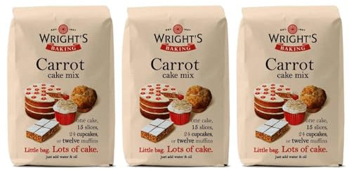 Wright's Baking Carrot Cake Mix 500g (Pack of 3) - Alpine Heights