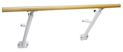 Ballettstange, Verstellbarer Tanzstab, Ballettstange zur Wandmontage, Verstellbare Ballettstange, Robuster Tanz-Stretching-Stick, Professionelle Horizontalstange aus Massivholz for das Training zu Hau