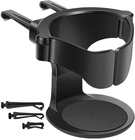 LearnLyrics Portabicchiere per griglia di ventilazione per auto, portabicchieri per griglia di ventilazione per auto, porta bottiglia d'acqua per camion, porta bottiglia d'acqua automatico, supporto