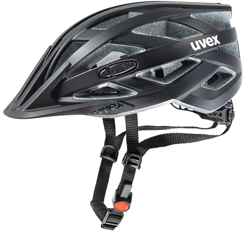 uvex i-vo cc - Leichter Allround-Helm für Damen und Herren - individuelle Größenanpassung - Black matt - 52-57 cm