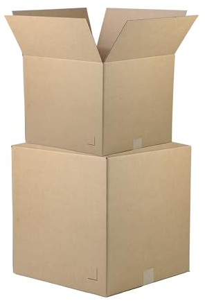 The Boxery 16x12x12 Brown/Kraft Corrugated Cardboard Shipping Boxes 25-Pack | Mailing, Packing, Moving & Storage for Business/Home – Durable - Eco-Friendly, Recyclable - Made in the USA