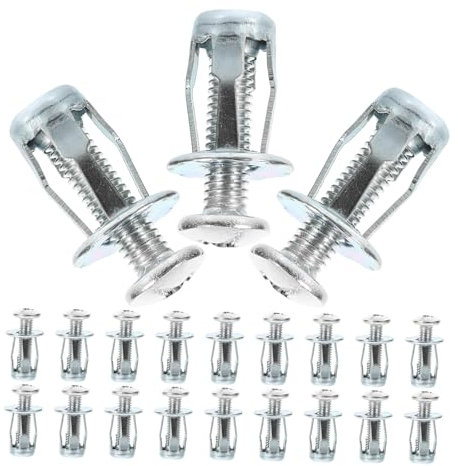 iplusmile 25sätze Schrauben Mutter Set Mit Gewindeeinsätzen Aus Verzinktem Kohlenstoffstahl Für Blütenmuttern Und Mutterneinsätze Für Einfache Installation