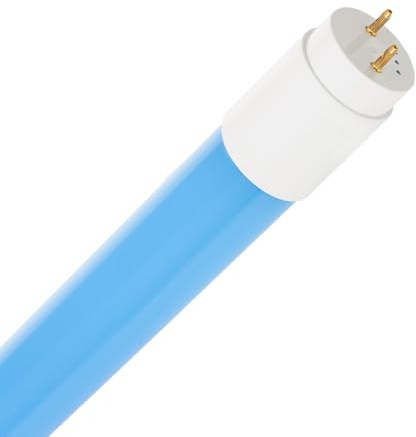 LEDKIA LIGHTING Tubo LED T8 G13 60cm PC de Colores 9W Individual Azul G13,T8