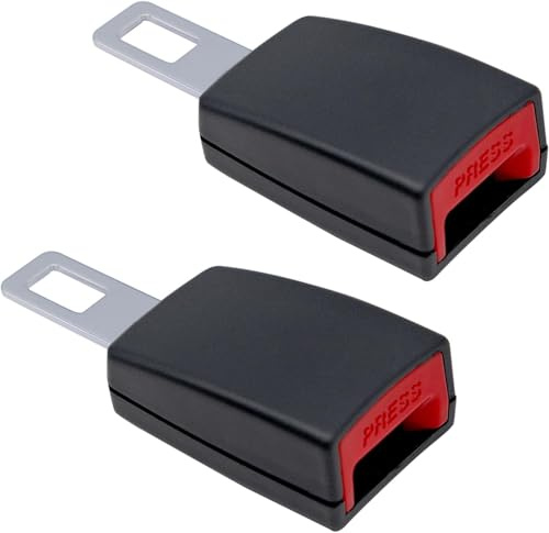 2 Pack Car Parts Universal,Car Seat Buckle Holder | Car Seat Belt Clips Adiuster,undo alarm for belt for truck car,Suitable for Most Different Auto Models