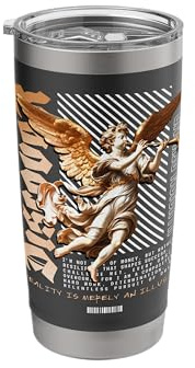 Angel Trumpet Discover Reality is an Illusion Streetwear Stainless Steel Insulated Tumbler