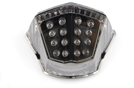 aVDB-moto LED-Bremslicht mit integrierten Blinker kompatibel mit Yamaha XJ6, XJ6 Diversion 2009/2014 (Getönt)