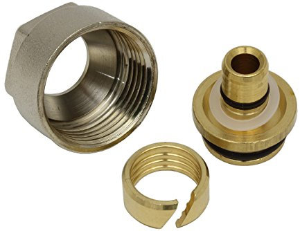 20Stk. Klemmverschraubung für Heizrohr 16 x 2 und Verteiler für Fußbodenheizung 3/4 '' Eurokonus