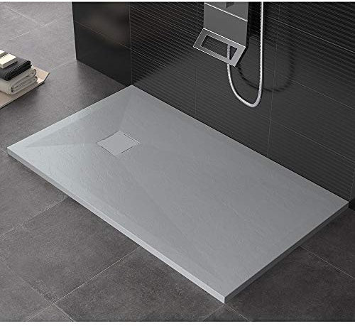 maier Plato ducha de piedra aura gris claro varios tamaños