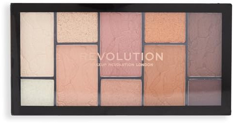 Makeup Revolution, Revolution Reloaded Dimension Shadow Palette, Neutral Charm