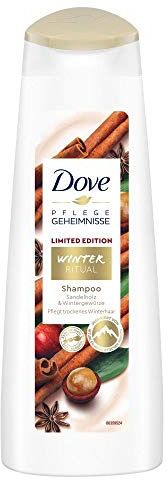 Dove Care Secrets Shampoo Winter Ritual (with Sandalwood & Winter Spices - Hair Wash for Dry Winter Hair), 250 ml