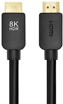 Monoprice Ultra 8K HDMI Cable - High Speed, 8K@60Hz, 48Gbps, Dynamic HDR, eARC, Compatible with PS5, Xbox Series X, Series S and More, 6 Feet, Black