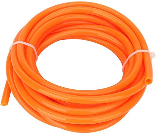 TEN-HIGH Tuyau à air 20m PU polyuréthane Tuyau pneumatique 12 mm ID x 16 mm OD Orange pour outils pneumatiques,gazoduc,etc, L'épaisseur 2mm