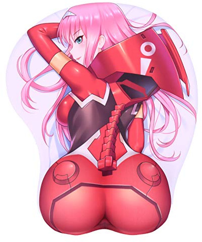 Darling in The Franxx Zero Two Anime 3D Mauspad mit weicher Handgelenkauflage (MP002-F)