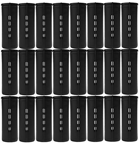 Jumbo Perm Rods,24 pcs Black Color for Natural Hair Large Cold Wave Long Short Hairstyle Roller Curlers Hairdressing Tools