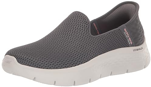 Skechers Dam GO Walk Flex Slip-INS-Relish sneakers, Träkol, 9