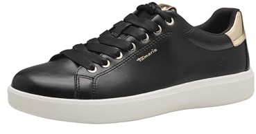 Tamaris Damen Schnürer Vegan schwarz 40