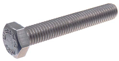 SECCARO Sechskantschraube M14 x 70 mm, Edelstahl V2A VA A2, DIN 933 / ISO 4017, Außensechskant, 20 Stück