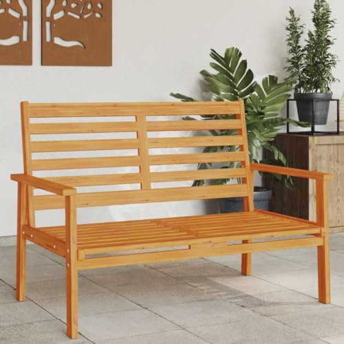 ZEYUAN Gartensofa 120 cm Massivholz Akazie, Gartenlounge, Terrassenmöbel, Balkonmöbel, Terrassen Sofa, Gartenmöbel - 366377