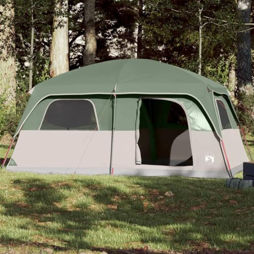 Familienzelt für 10 Personen Grün Wasserdicht, CIADAZ Caming Zelt, Camping Tents, Camping-Zelt - 94533