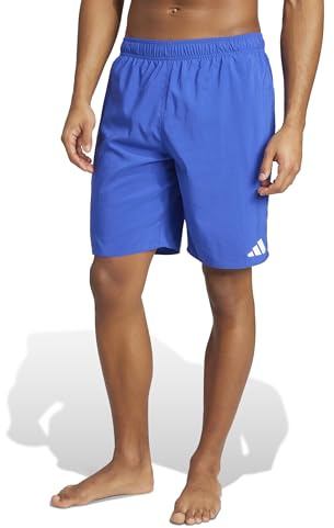 adidas Men's Swim Shorts 8 INCH, Semi Lucid Blue/White, XXL