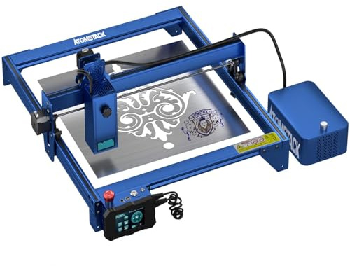 ATOMSTACK S20 Pro Macchina per Incisione Laser, Tagliatrice Laser da 130W di Potenza Laser, 20W Lasers 300W di Effetto Laser con F30 Pro Air Assist, Incisione Offline e App Wifi per Cellulare 400