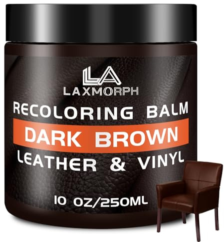 Leder Reparatur Set Dunkel Braun,250ml Flüssigleder Lederpflege Für Ledercouch, Lederfarbe,Kunstleder Reparaturset zum Reparieren von Sofas,Vinylmöbeln,Autositz,Sattel bei Verblassen und Kratzern