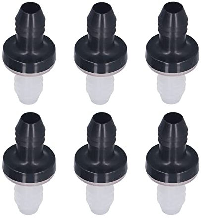 6-teiliges Rückschlagventil aus Kunststoff, Rückschlagventil für Flüssigkeiten und Gase, 3/8 Zoll, 10 Mm Schnittstellendurchmesser, und Leicht, Material in Medizinischer Qualität, ()