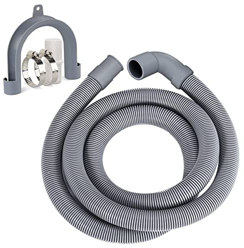 Aboiled Machine à laver - 2,5 m - Rallonge de vidange pour machine à laver, lave-vaisselle, sèche-linge