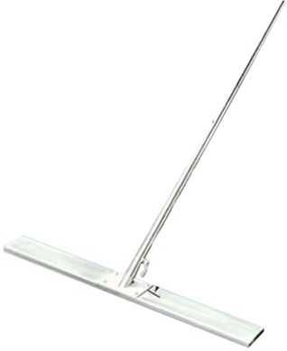 Truelle À Béton, Truelle En Aluminium, Outil De Nivellement Automatique For Ciment, Manche De 150 Cm, For La Pose De Sols En Béton Et De Ciment(120x150cm)