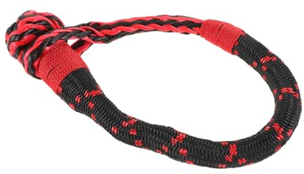 HONMEET Grillete Sintético de Cuerda para Remolque ATV Toneladas Resistencia Alta Absorción de para Vehículos Todoterreno y Rescate Emergencia