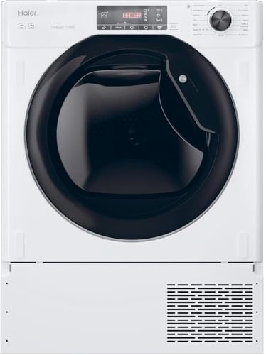 HDBIH7A2TBEX Series 4 Integrated Heat Pump Tumble Dryer, 7kg, WiFi Enabled, Built-In, Energy Efficient, Sensor Drying, Quiet Operation, White
