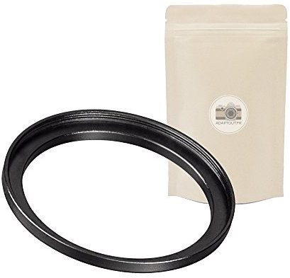 46-43mm - Anello adattatore step-down da 46mm a 43mm - Anello adattatore per obiettivo 46mm verso filtro 43mm - 100% in metallo - Compatibile con tutte le marche - Adaptout marca francese