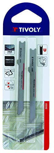 TIVOLY XT505320050Lot de 2 Lames de Scie Sauteuse pour Métal Attache U